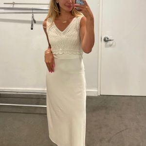 All Saints knit crop tank/ vest